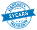 Warranty for 2 Years