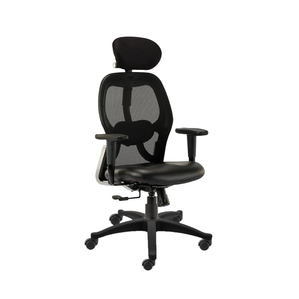 HOFF507 Home and Office Chair in Black | Ergonomic Professional High Back Revolving Desk Chair