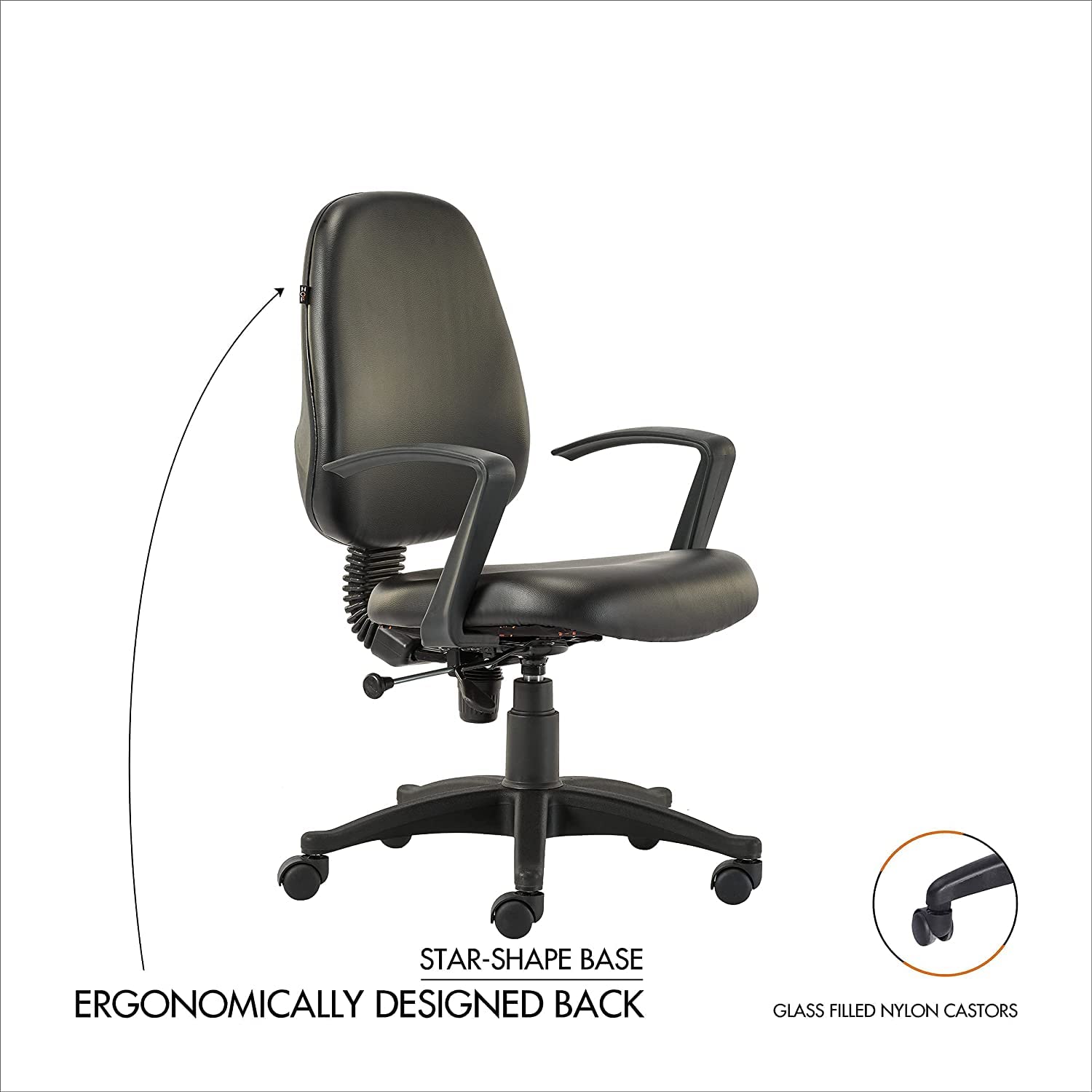 F502 Ergonomic Mid Back Chair - HOF