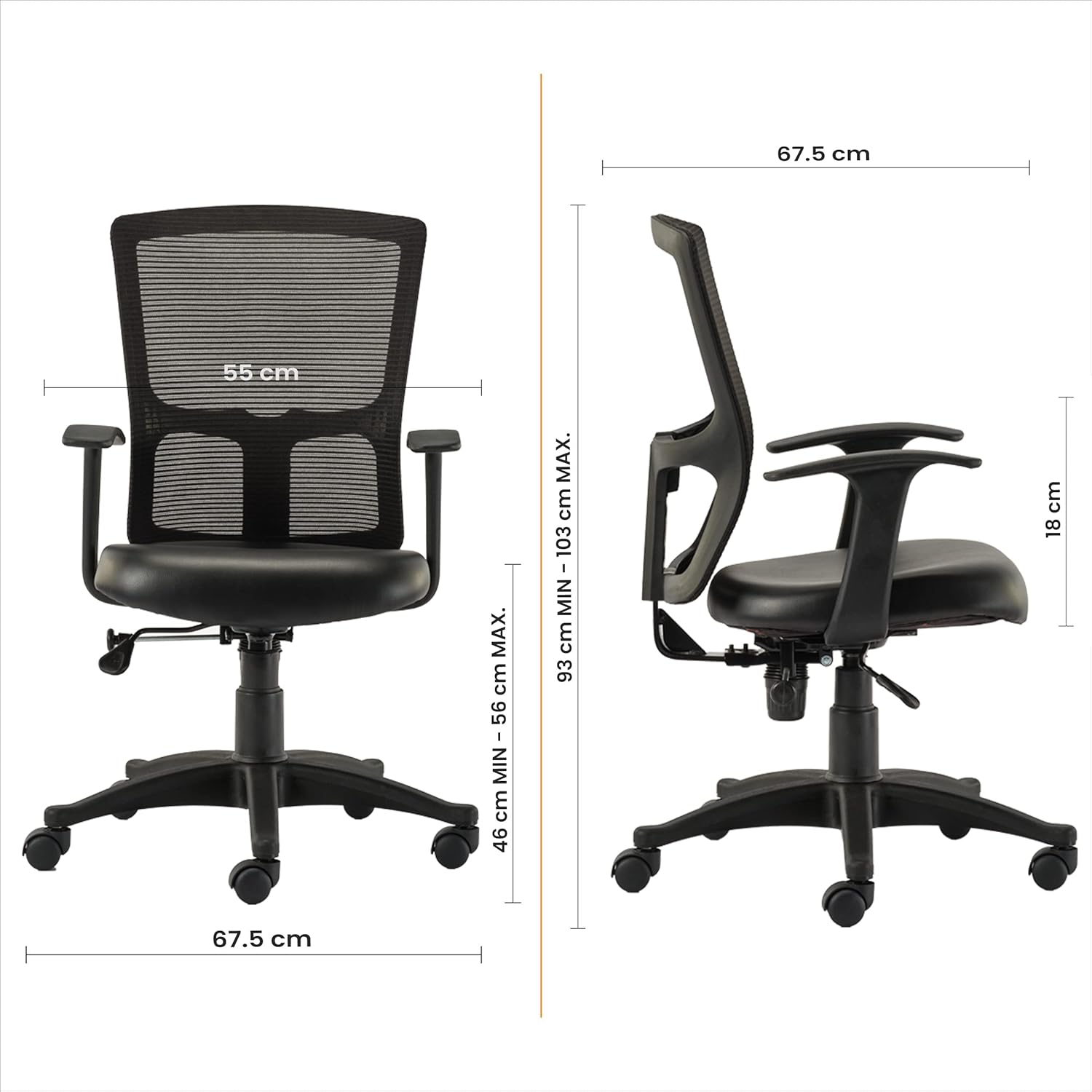 F506 Push Back Mechanism Chair - HOF