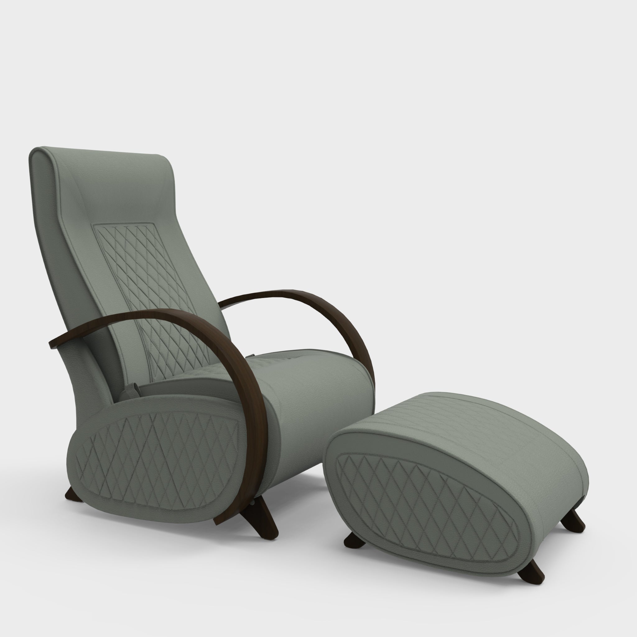 Glider G3+P3 Rocking Chair for Living Room | Rocking Chair with Ottoman