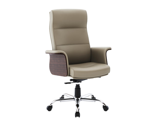 HOF Luzo Elite High Back Office Chair with Elegant Leatherite Backrest