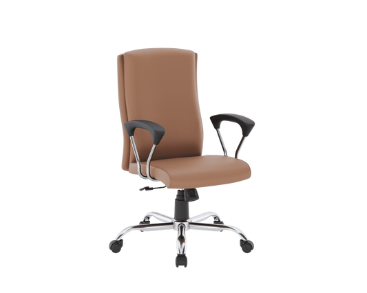 HOF MARCO 1006 N Medium Back Executive Chair with Comfortable Leatherite Backrest