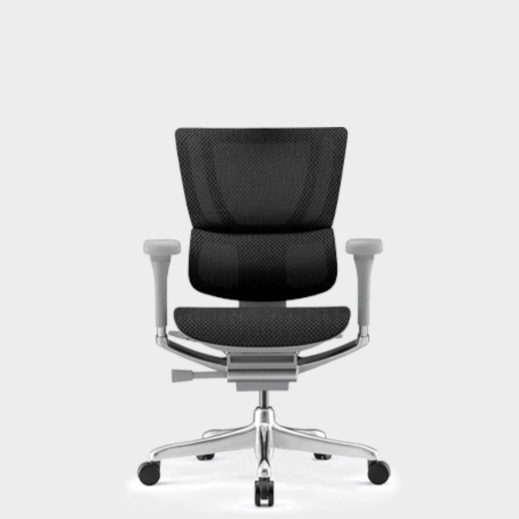 HOF Ventis Medium back Ergonomic Chair with Tension Adjustable Lumbar Support & Seat Sliding Mechanism