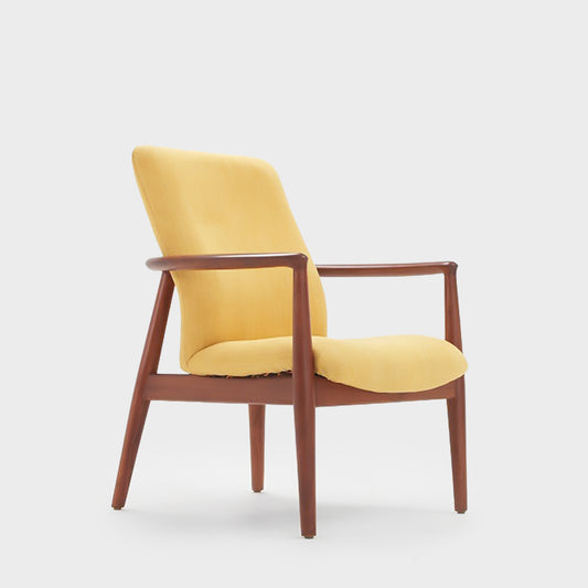 Designer wooden seat chair - HOF