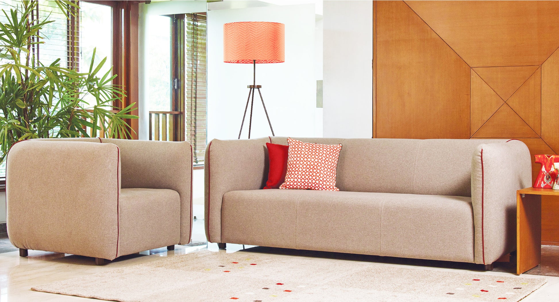 BRISO Soft Fabric Sofa - HOF