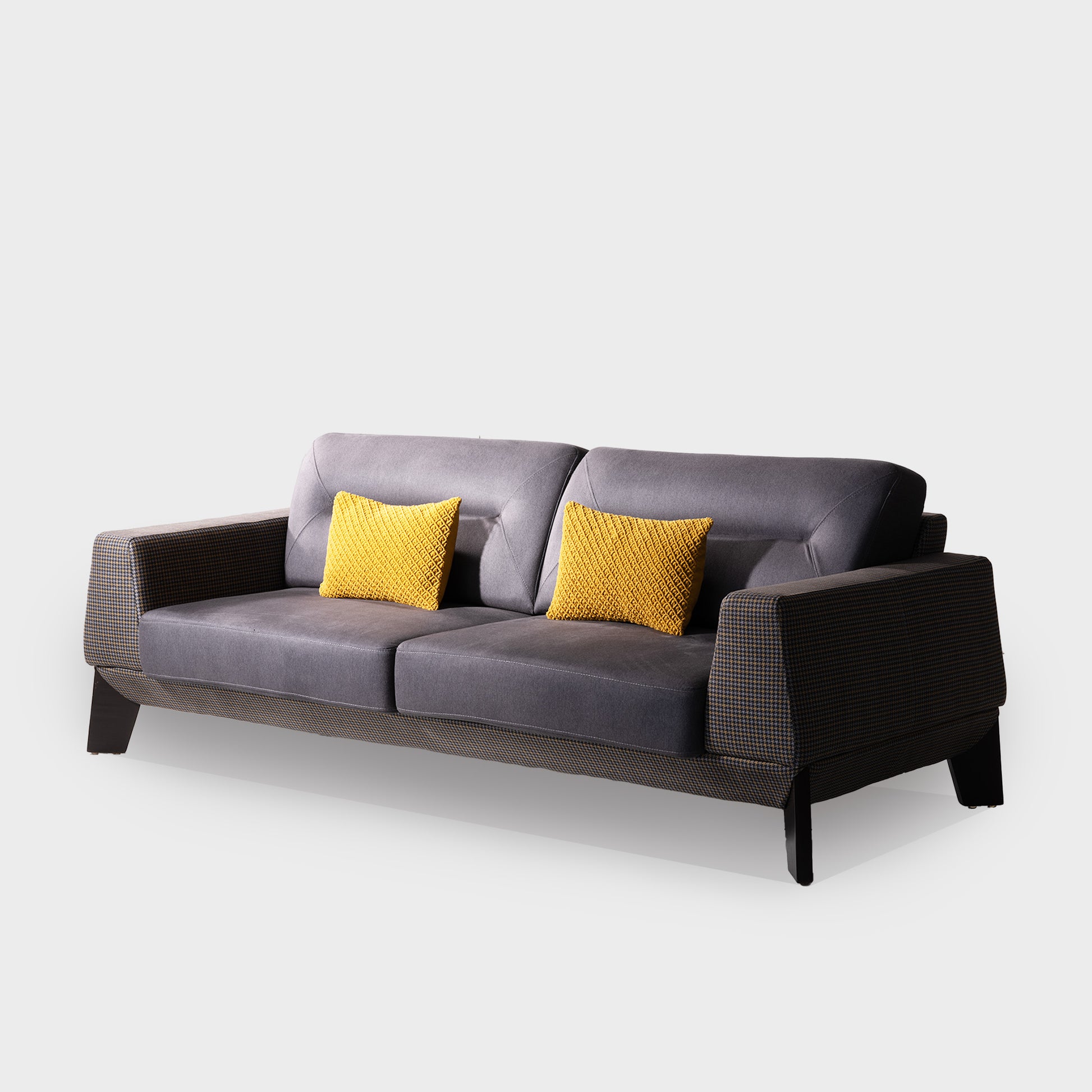 VIVA Stylish Black Finish Sofa - HOF