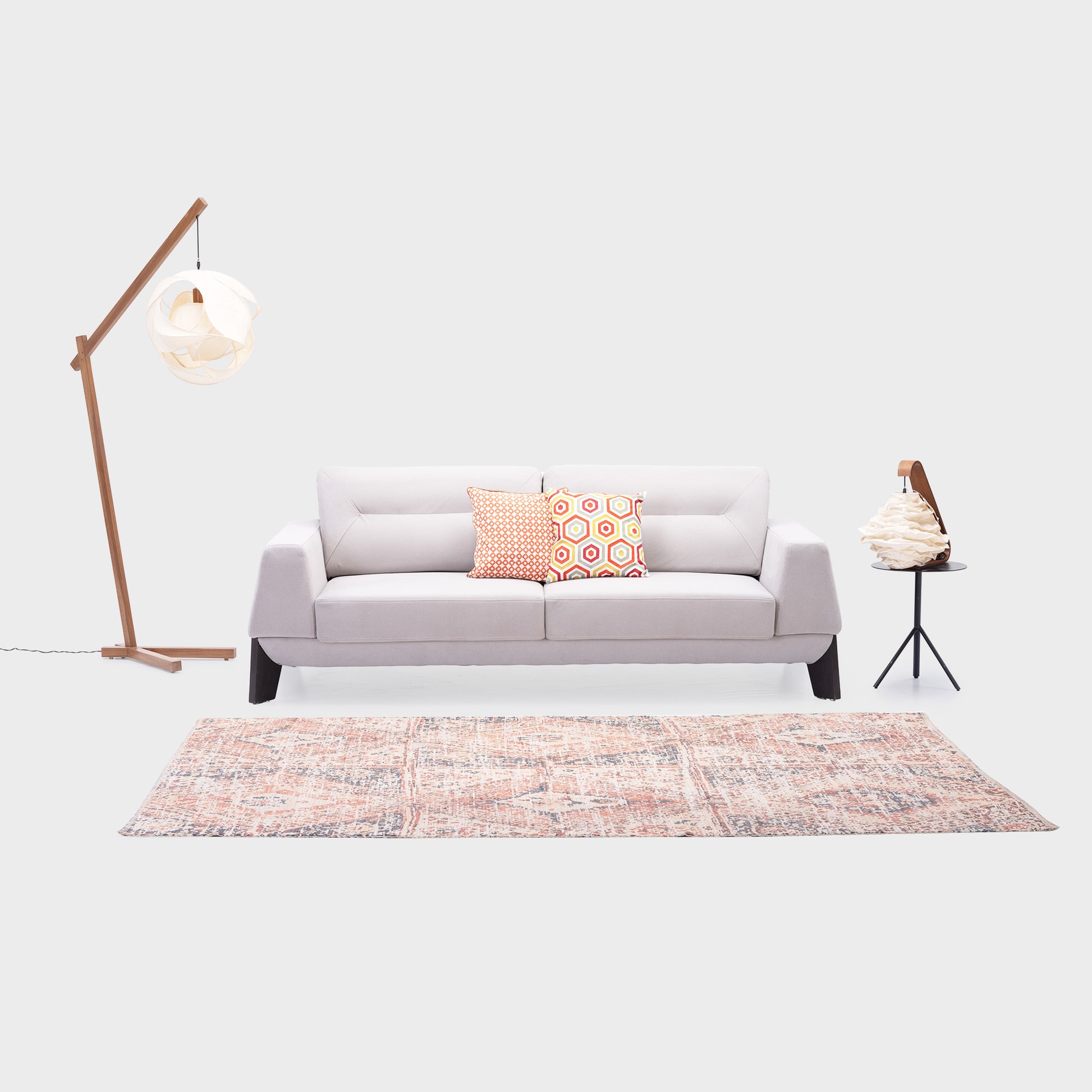 VIVA Sofa With Decorative Pillows - HOF