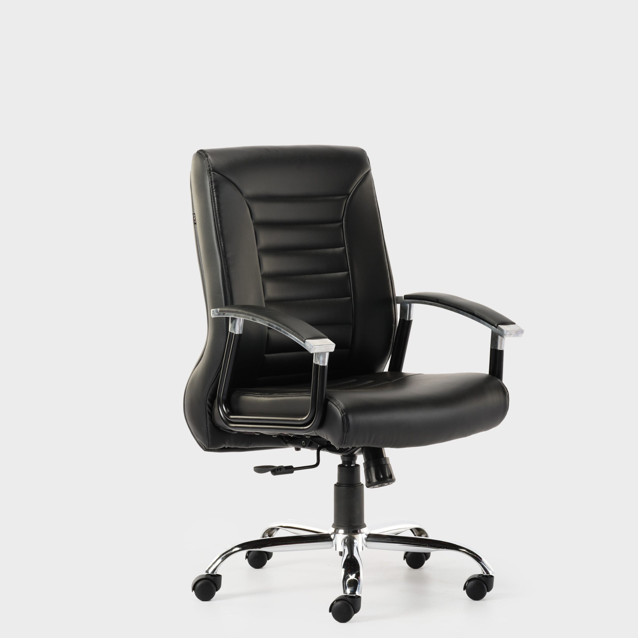 HOF Z406 Ergonomic Professional Leatherette Medium Back Revolving Home and Office Desk Chair