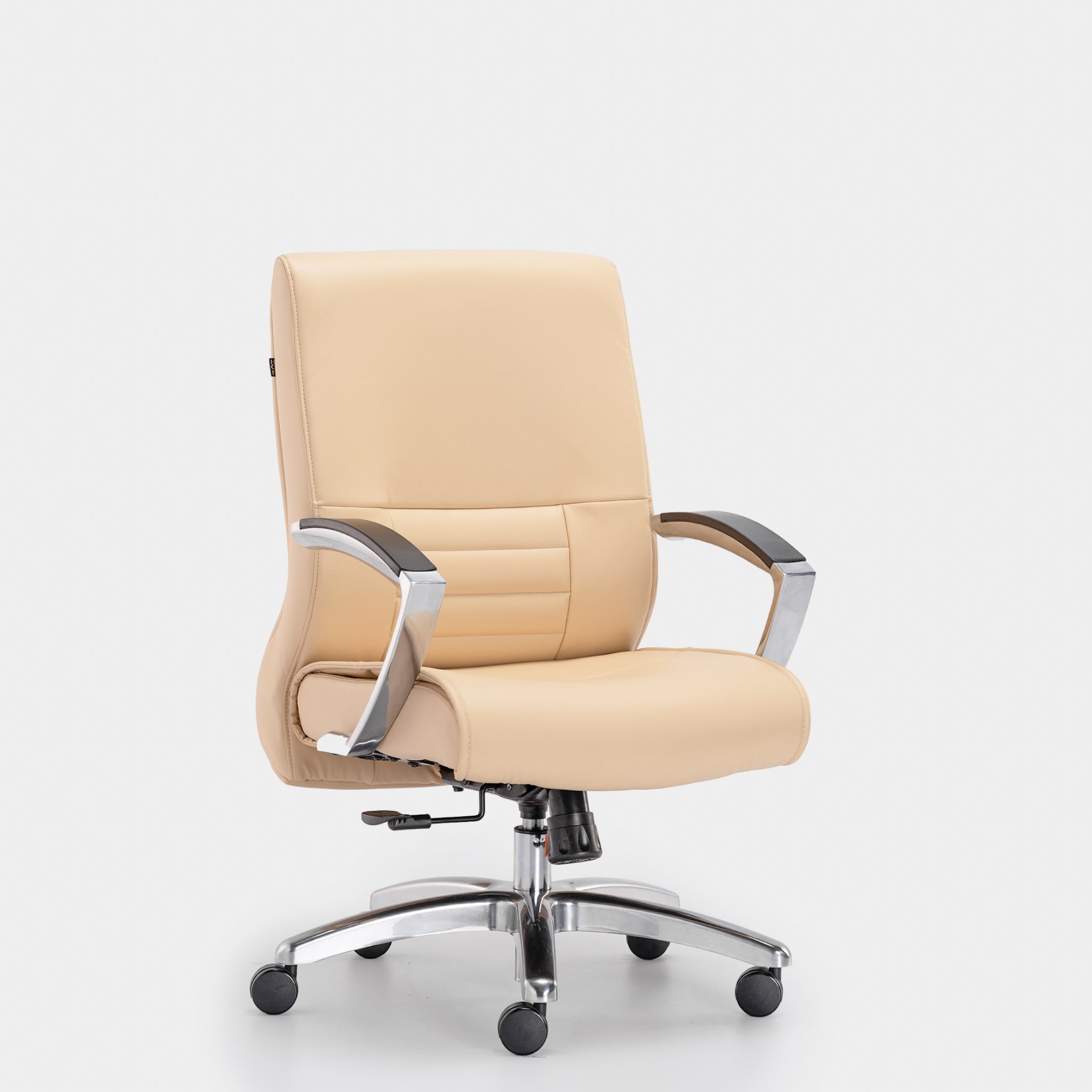 HOF Zeba Premium Medium Back Executive Chair with Leatherite Backrest