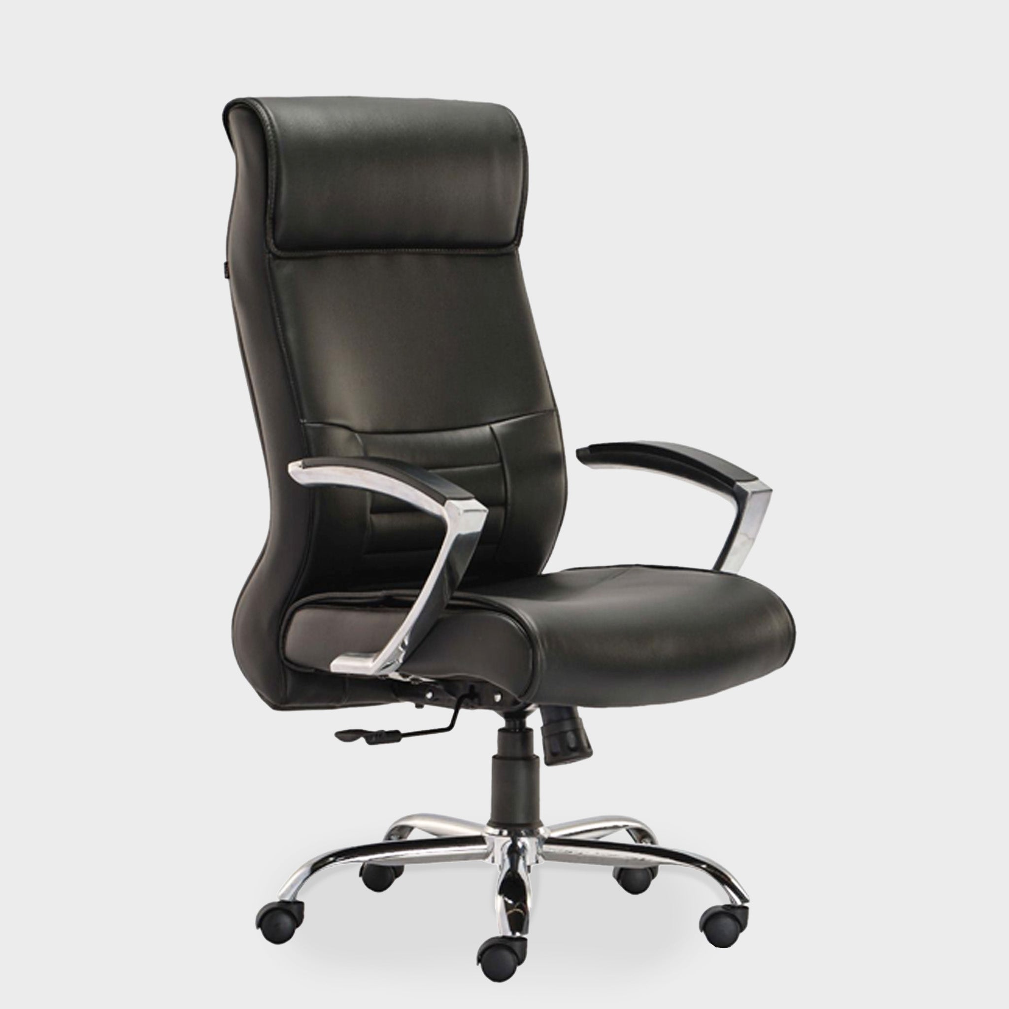 HOF Zeba Elite High-Back Executive Chair featuring built in Lumbar Support and Leatherette Upholstery.