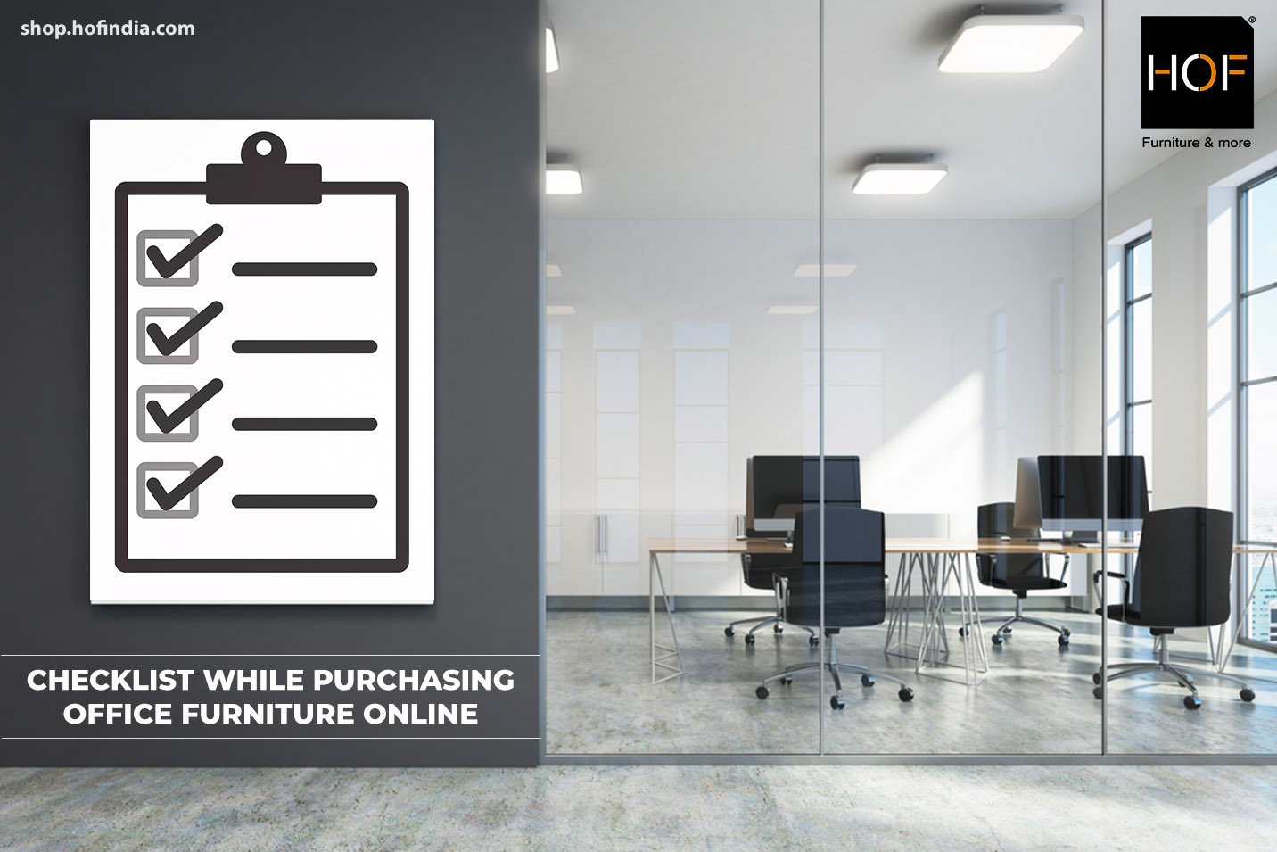Checklist While Purchasing Office Furniture Online