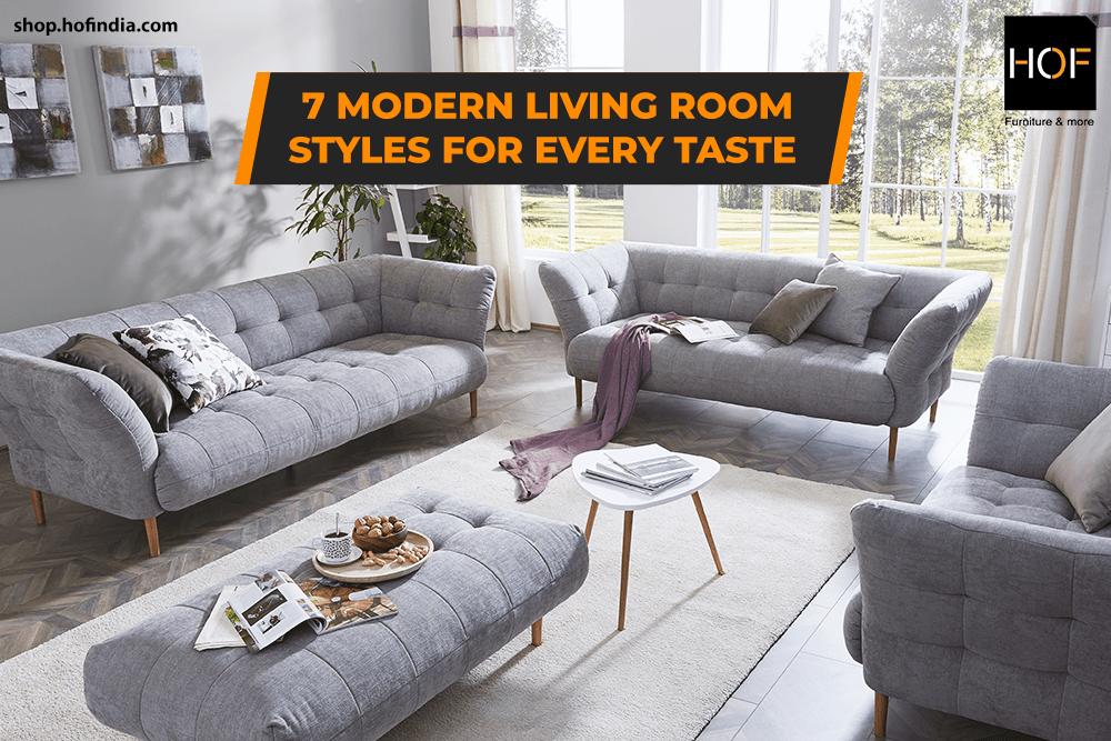 7 Modern Living Room Styles For Every, Sofa Design For Living Room In India