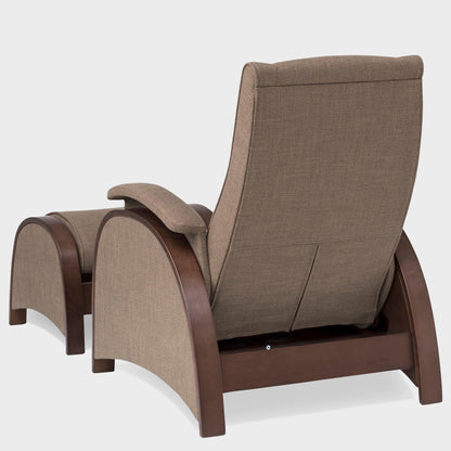 Glider G2 + P2 Chair for Living Room | Rocking Chair with Ottoman