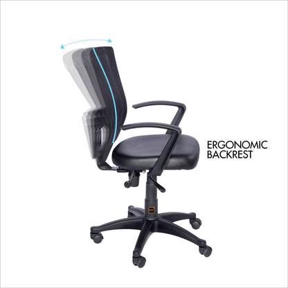 HOF® SITRA Medium Back Executive Chair with Ventilated Mesh Backrest