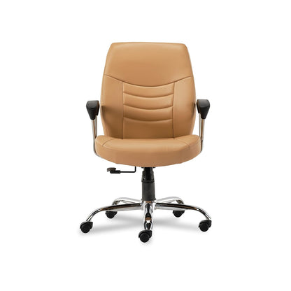 HOF® Z404 Ergonomic Leatherette Medium Back Revolving Home and Office Desk Chair