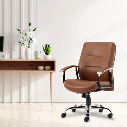 HOF® Z408 Ergonomic Professional Leatherette Mid Back Revolving Desk Chair