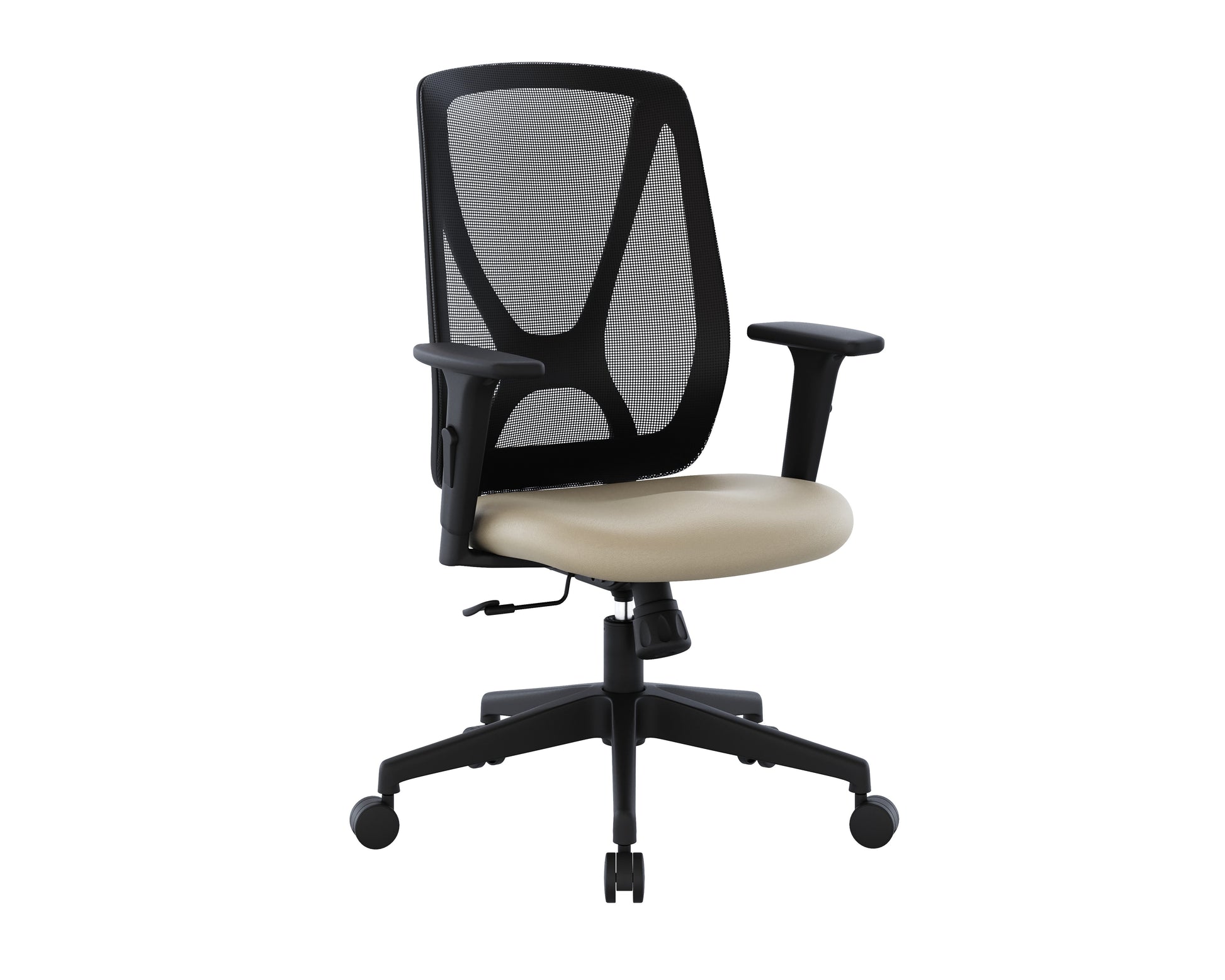 HOF CATI N 01 Medium Back Ergonomic Office Chair with Mesh Back