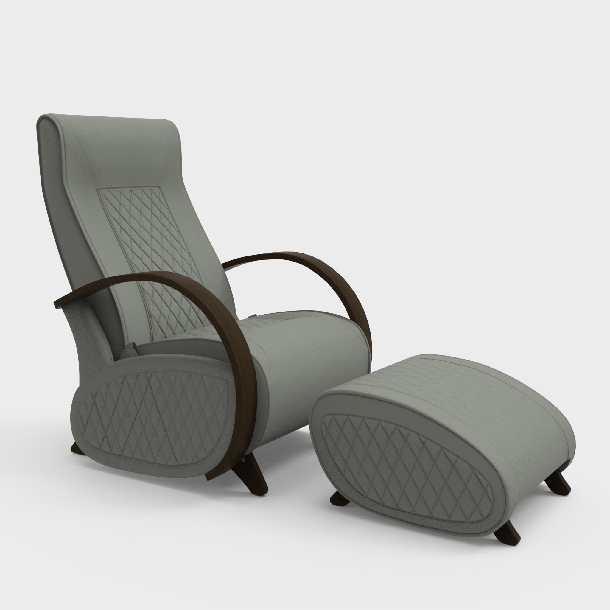 Glider G3+P3 Rocking Chair for Living Room | Rocking Chair with Ottoman