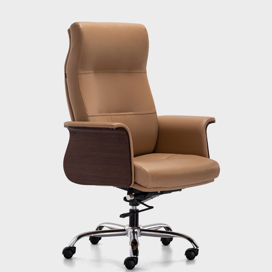 HOF® Luzo Elite High Back Office Chair with Elegant Leatherite Backrest