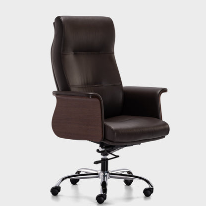 HOF® Luzo Elite High Back Office Chair with Elegant Leatherite Backrest