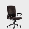 HOF Stable Medium-Back Executive Office Chair with Leatherette Upholstery