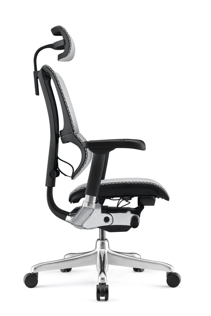 HOF Ventis High back Ergonomic Chair with Tension Adjustable Lumbar Support & Seat Sliding Mechanism