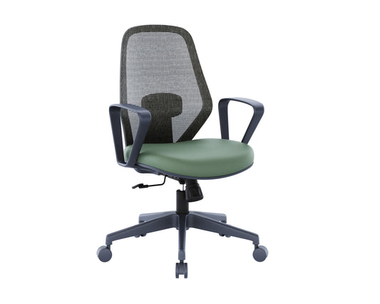 HOF LEAN G Medium Back Ergonomic Office Chair with Mesh Back