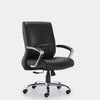 HOF Zeba Elite Medium-Back Executive Chair featuring built in Lumbar Support and Leatherette Upholstery