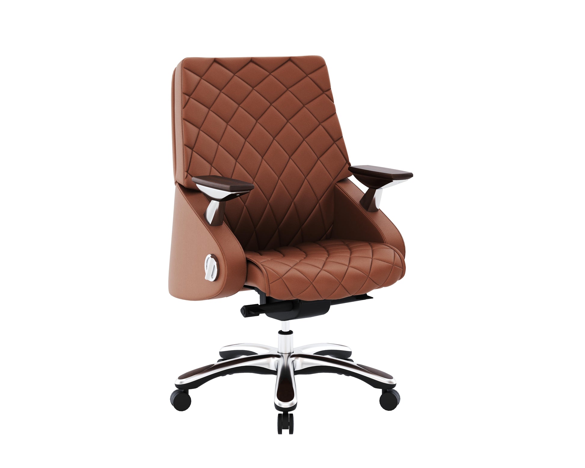 HOF ZELDO Medium-Back Premium Executive  Chair with Stylish Leatherette Back