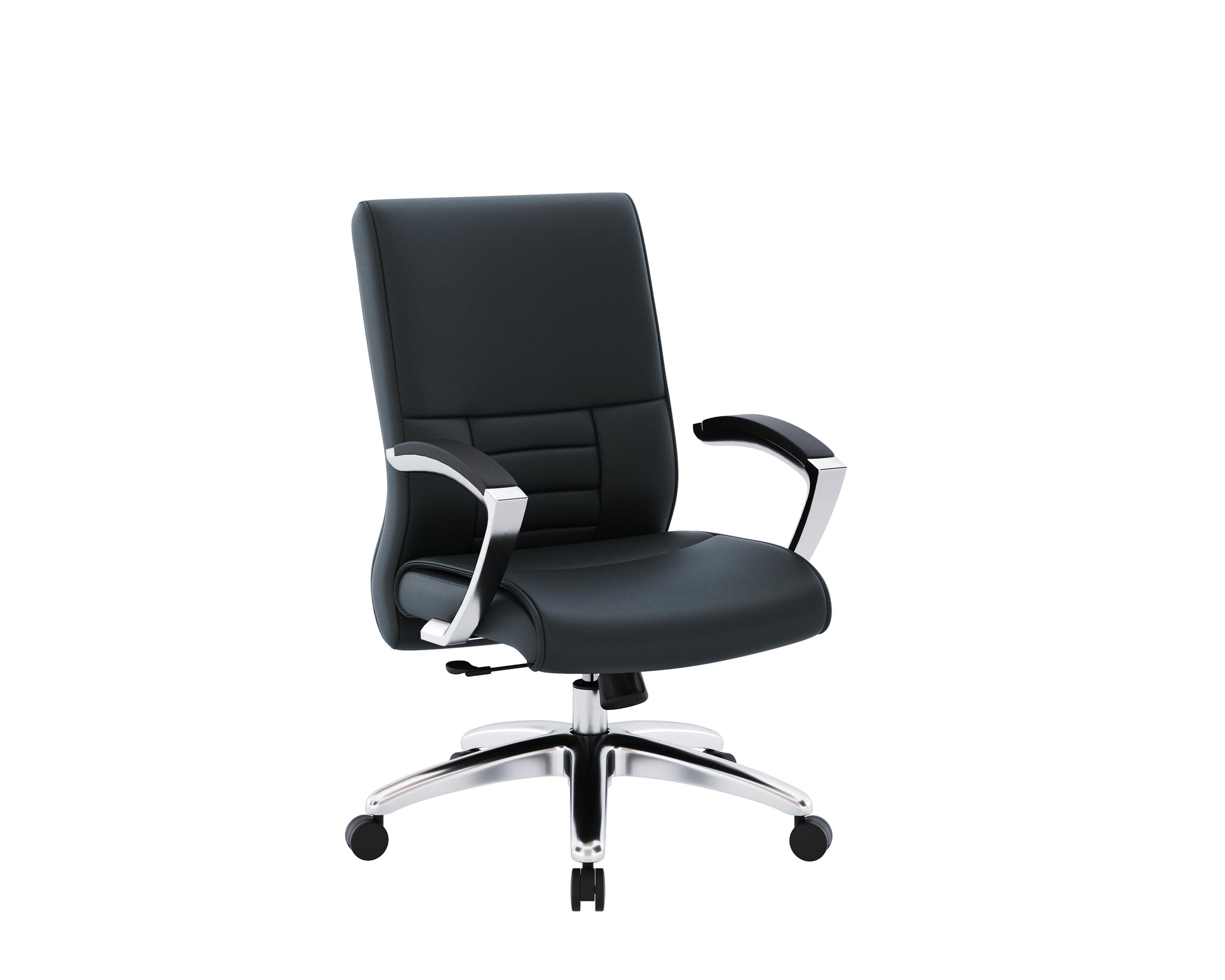 HOF Zeba Premium Medium Back Executive Chair with Leatherite Backrest