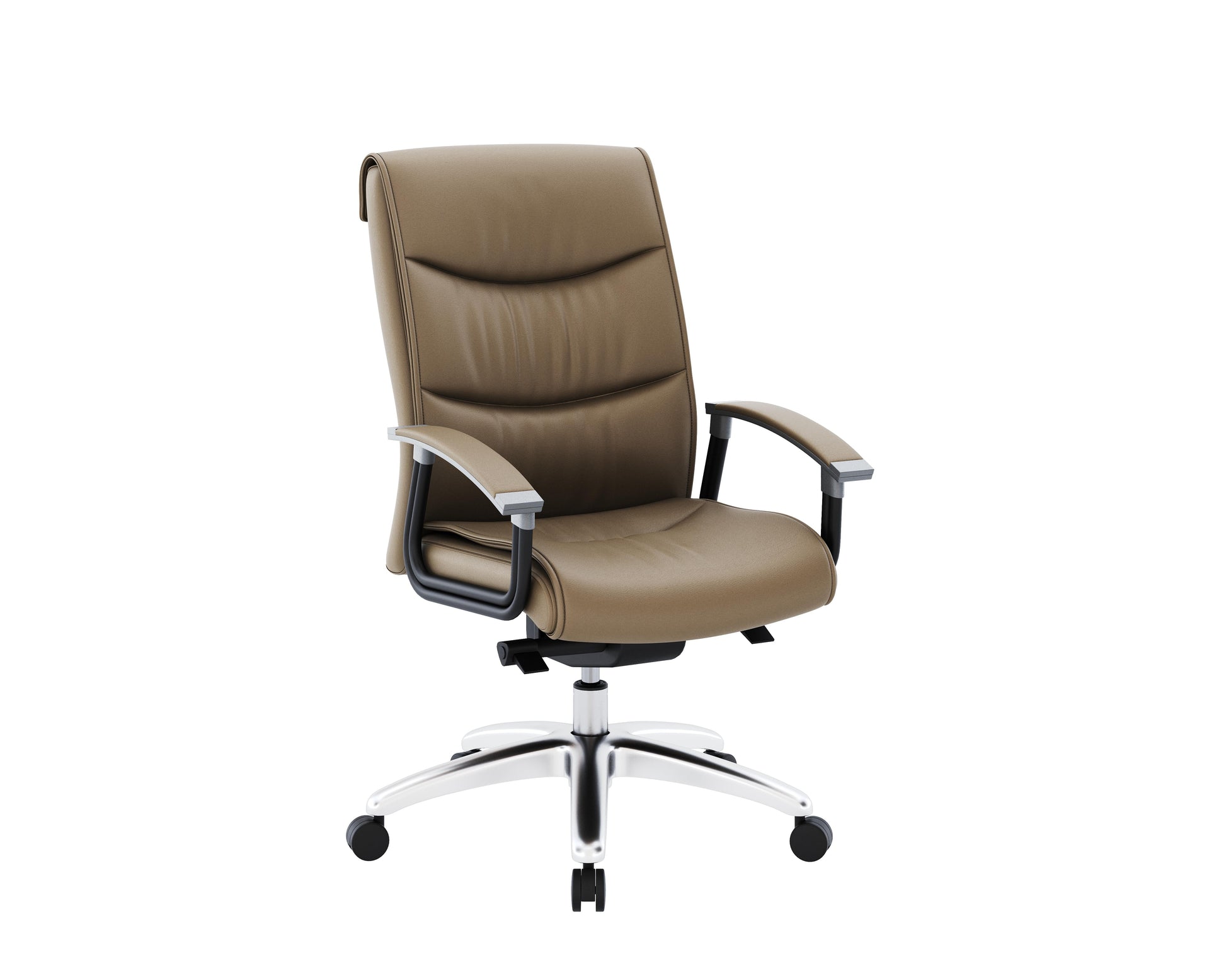 HOF ZORO Medium-Back Premium Executive Chair with Leatherette Backrest