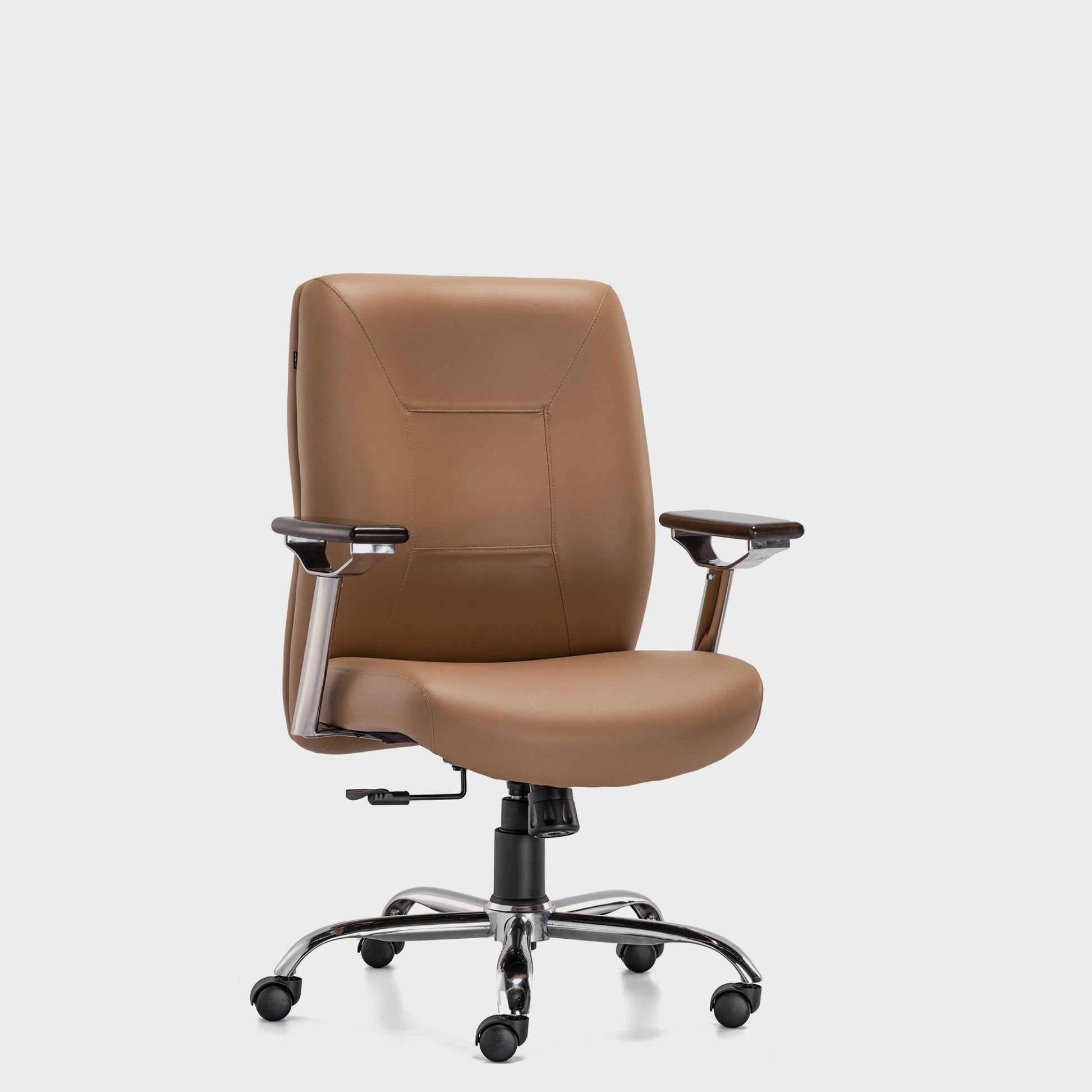 HOF BOSS Elite - Medium Back Executive Chair with Comfortable Leatherite Back
