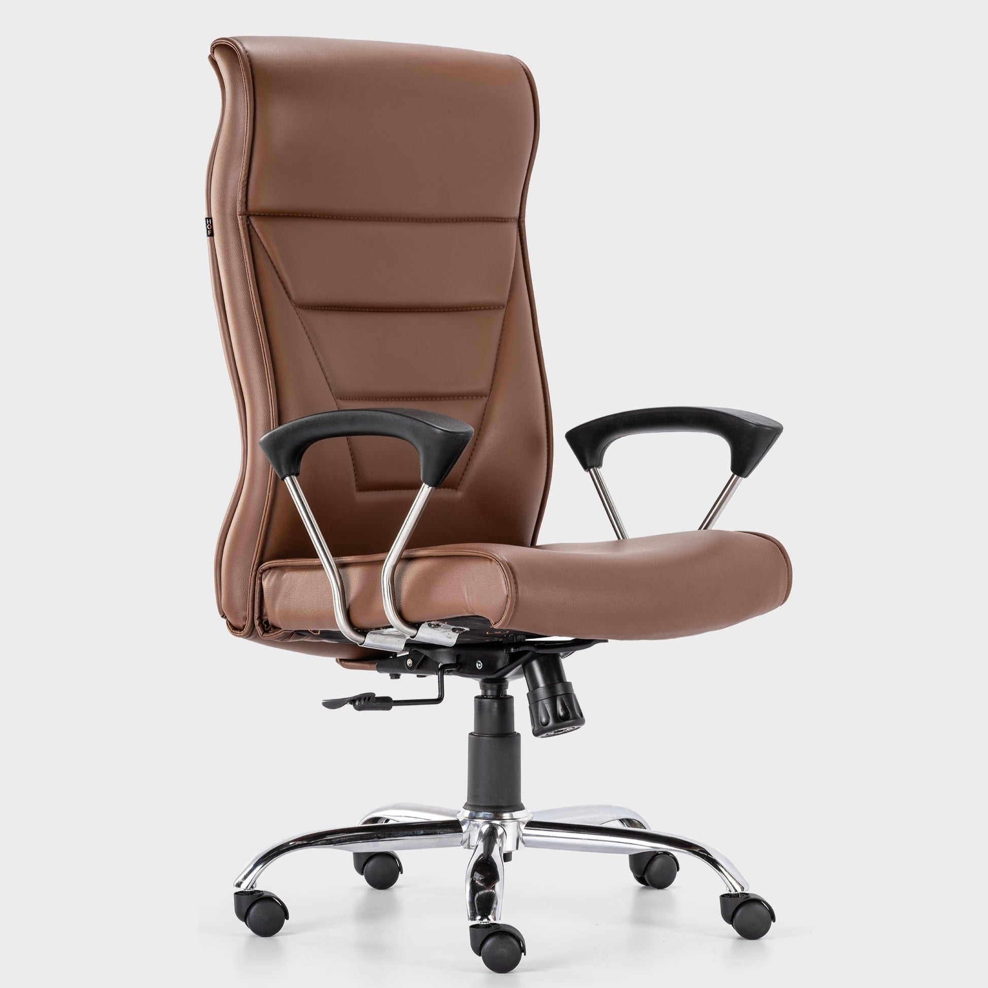 HOF Stable High-Back Executive Office Chair with Leatherette Upholstery