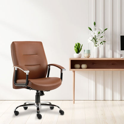 HOF® Z408 Ergonomic Professional Leatherette Mid Back Revolving Desk Chair