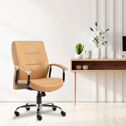 HOF® Z408 Ergonomic Professional Leatherette Mid Back Revolving Desk Chair