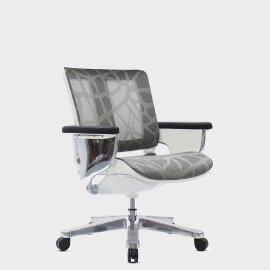 HOF® Kenzo Air Medium Back Ergonomic Mesh Office Chair | Premium| Stylish & Comfortable for Home & Office