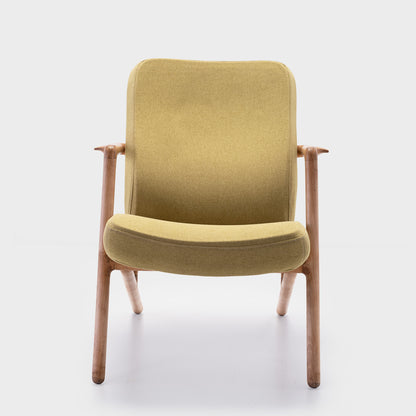 HOF Aaalamb Designer wooden soft cusion seat chair