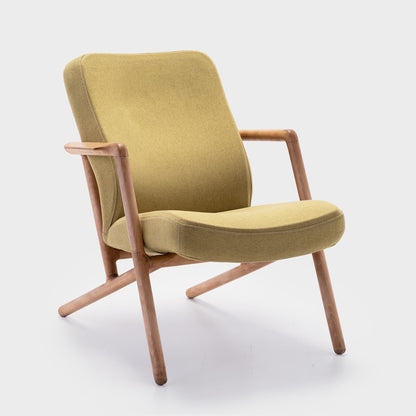 HOF Aaalamb Designer wooden soft cusion seat chair