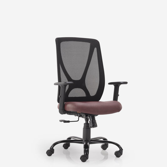 HOF® Cati Medium Back Chair with Mesh Back and Synchro Mechanism