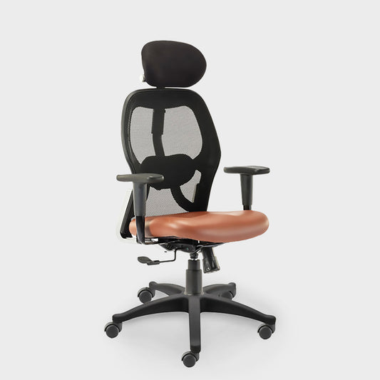 HOF®F507 Home and Office Chair in Black | Ergonomic Professional High Back Revolving Desk Chair