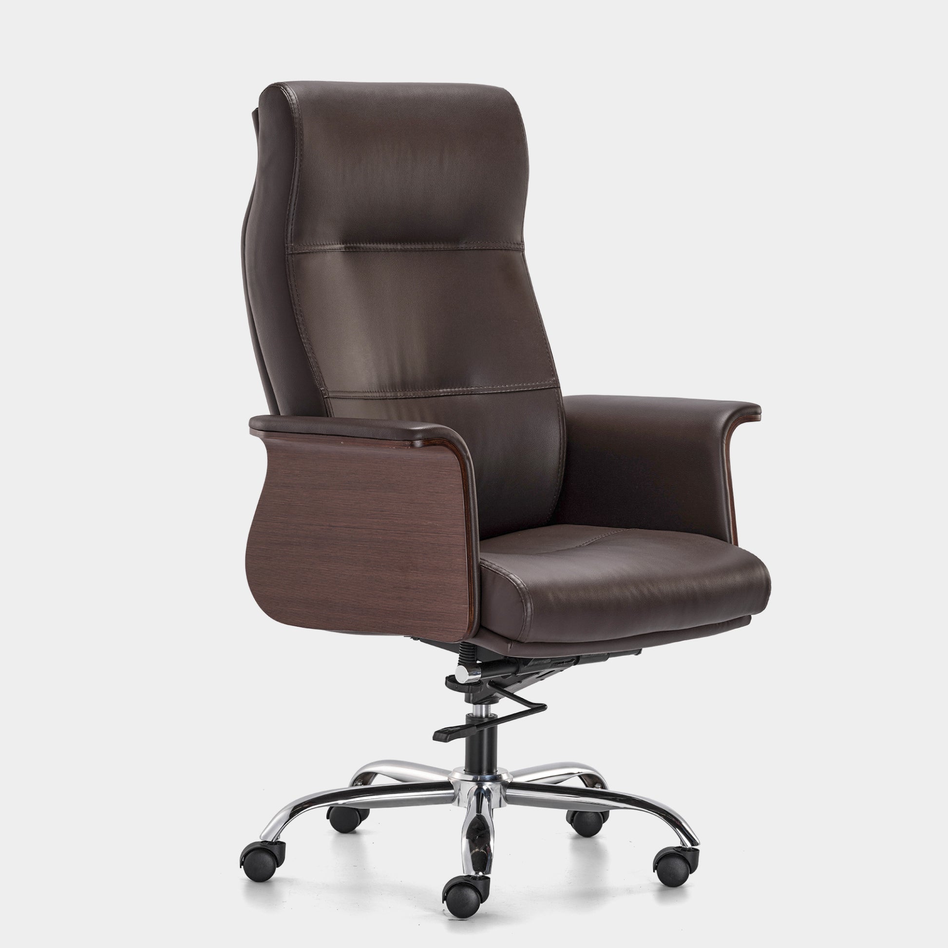 HOF Luzo Elite High Back Office Chair with Elegant Leatherite Backrest