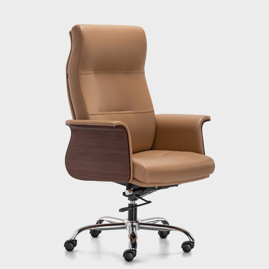 HOF® Luzo Elite High Back Office Chair with Elegant Leatherite Backrest