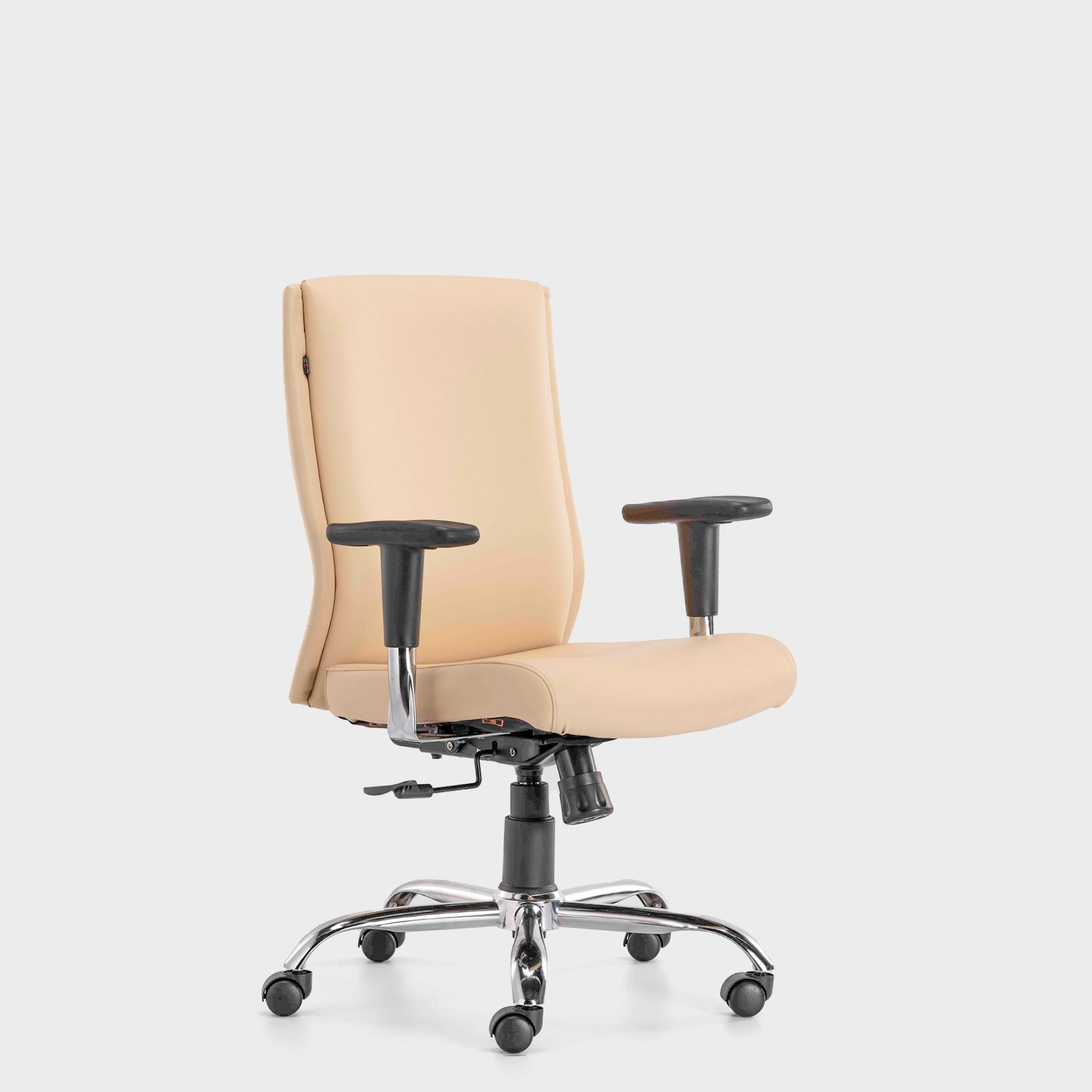 HOF MARCO 1006 Medium Back Executive Chair with Comfortable Leatherite Backrest