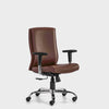 HOF MARCO 1006 Medium Back Executive Chair with Comfortable Leatherite Backrest