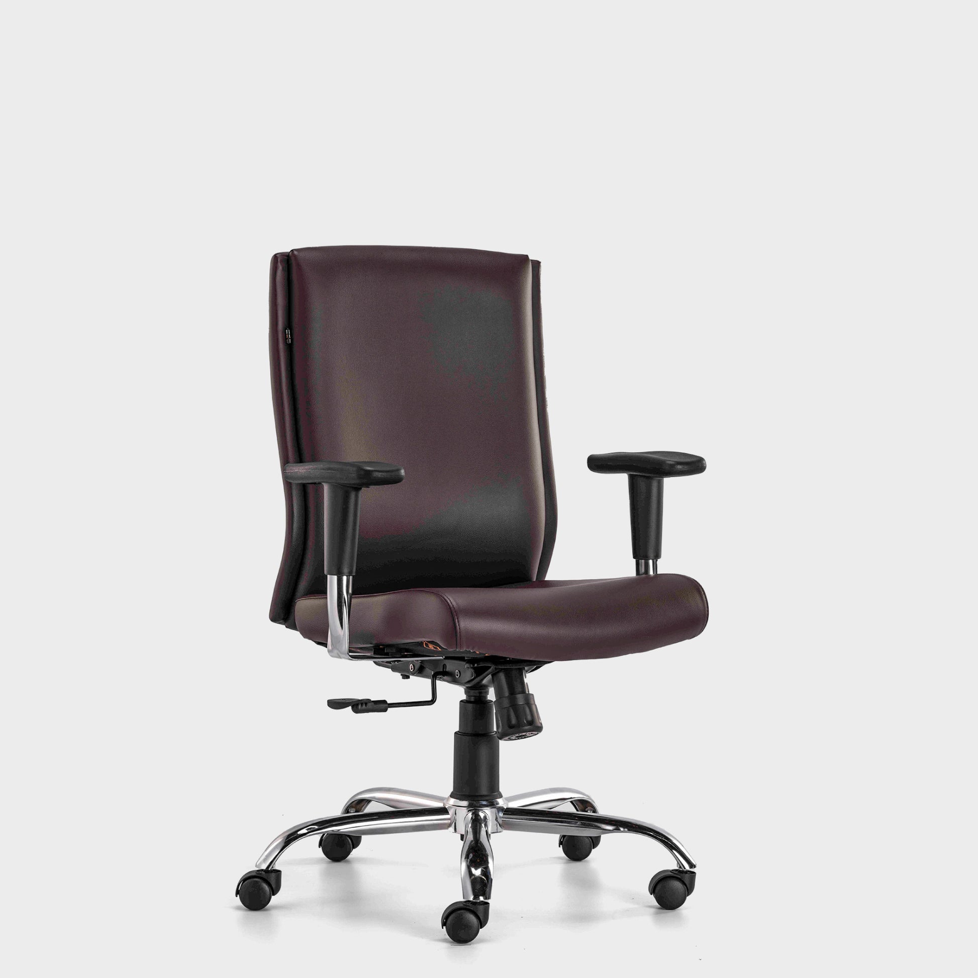 HOF MARCO 1006 Medium Back Executive Chair with Comfortable Leatherite Backrest