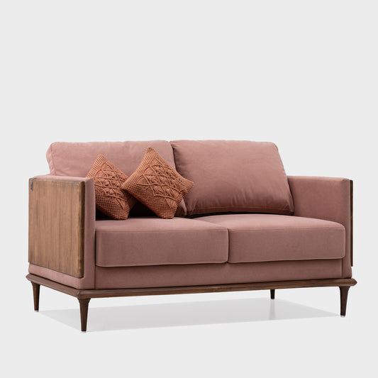 HOF PSM 100 Sofa – Classic Wooden Accents Meet Plush Comfort