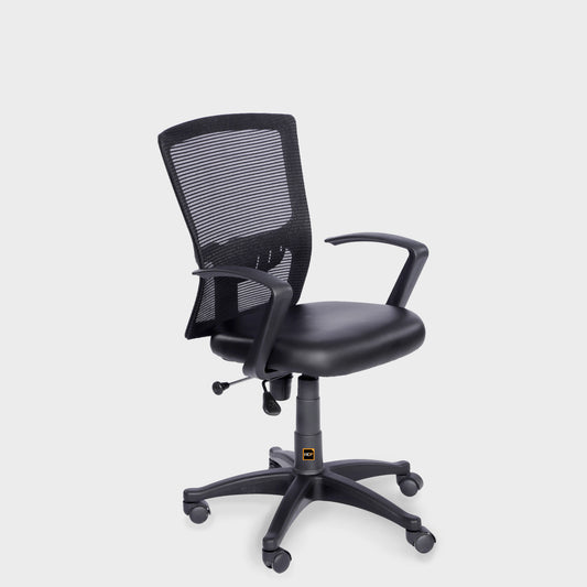 HOF® SITRA Medium Back Executive Chair with Ventilated Mesh Backrest and Lumbar Support