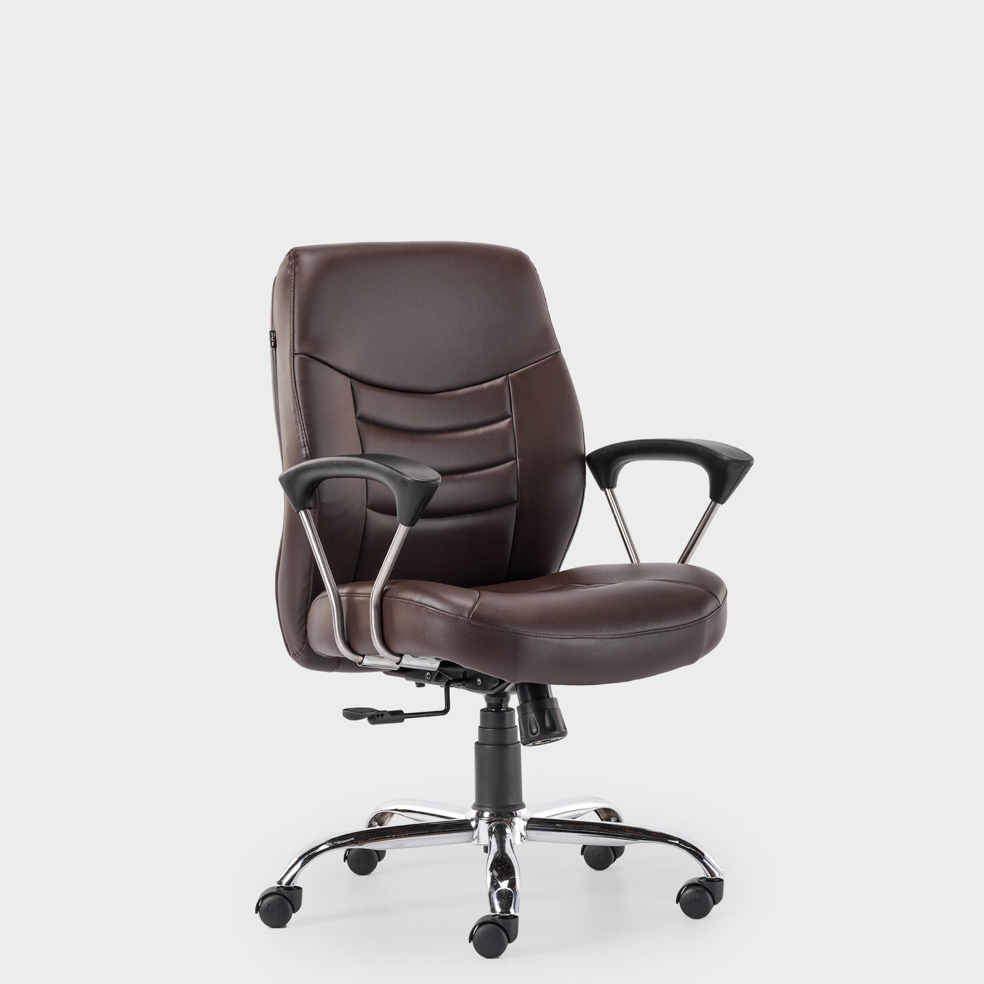 HOF Z404 Ergonomic Leatherette Medium Back Revolving Home and Office Desk Chair
