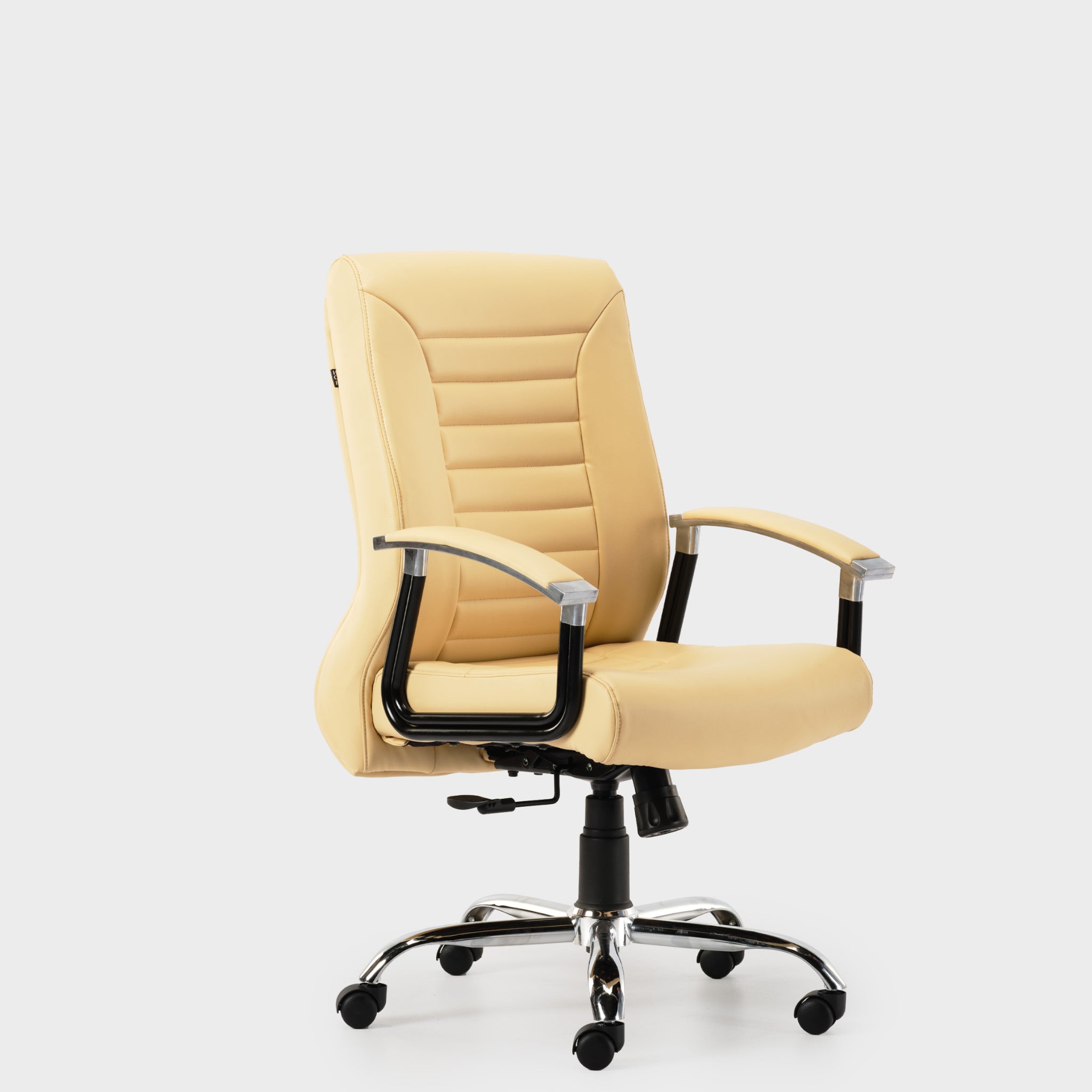 HOF Z406 Ergonomic Professional Leatherette Medium Back Revolving Home and Office Desk Chair